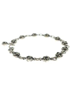 Chrome Hearts No1 Fluer Ball 1 Flare Bracelet Silver